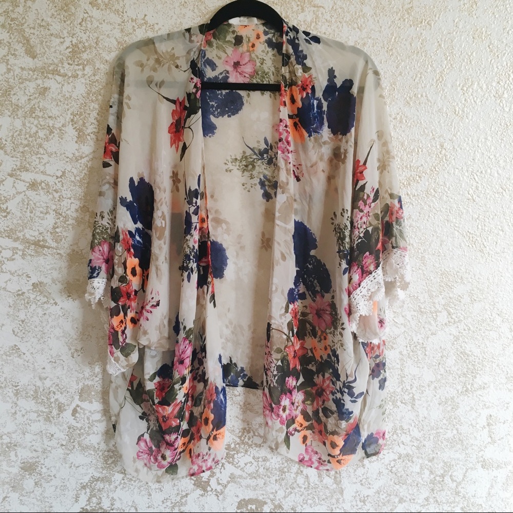 Flower kimono